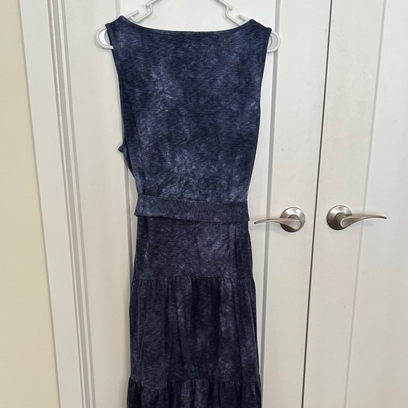 Ralph Lauren Navy Tie-Dye Maxi Dress - Picture 8 of 8